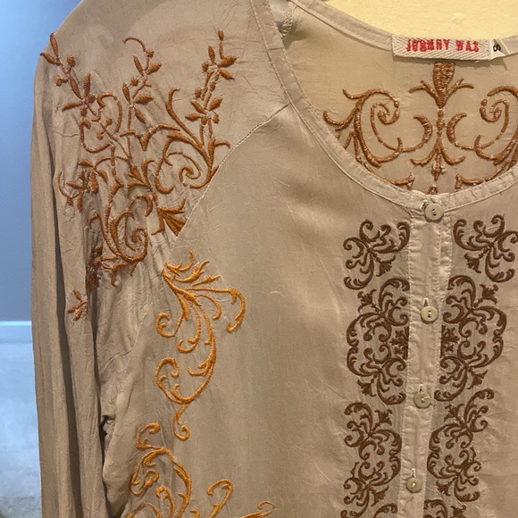 Johnny Was Top, size Small - Picture 3 of 4